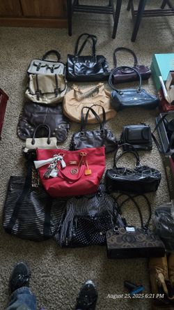 Lot Of 15 Purses And Handbags