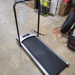 Apulon walking treadmill. 
0-5 m.p.h
Remote controlled

DOES NOT FOLD UP

$200 FIRM