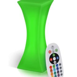 Light Up Pedestal Table