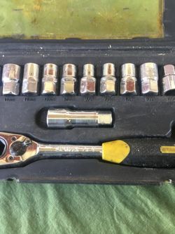 Stanley Socket Set.    $20 cash firm.    South Austin.