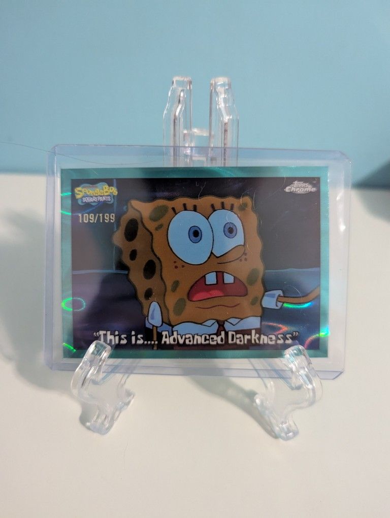 2025 Topps SpongeBob this is advanced darkness aqua  /199