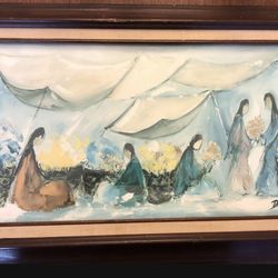 DeGrazia’s Navajo Flower Market Reproduction Print