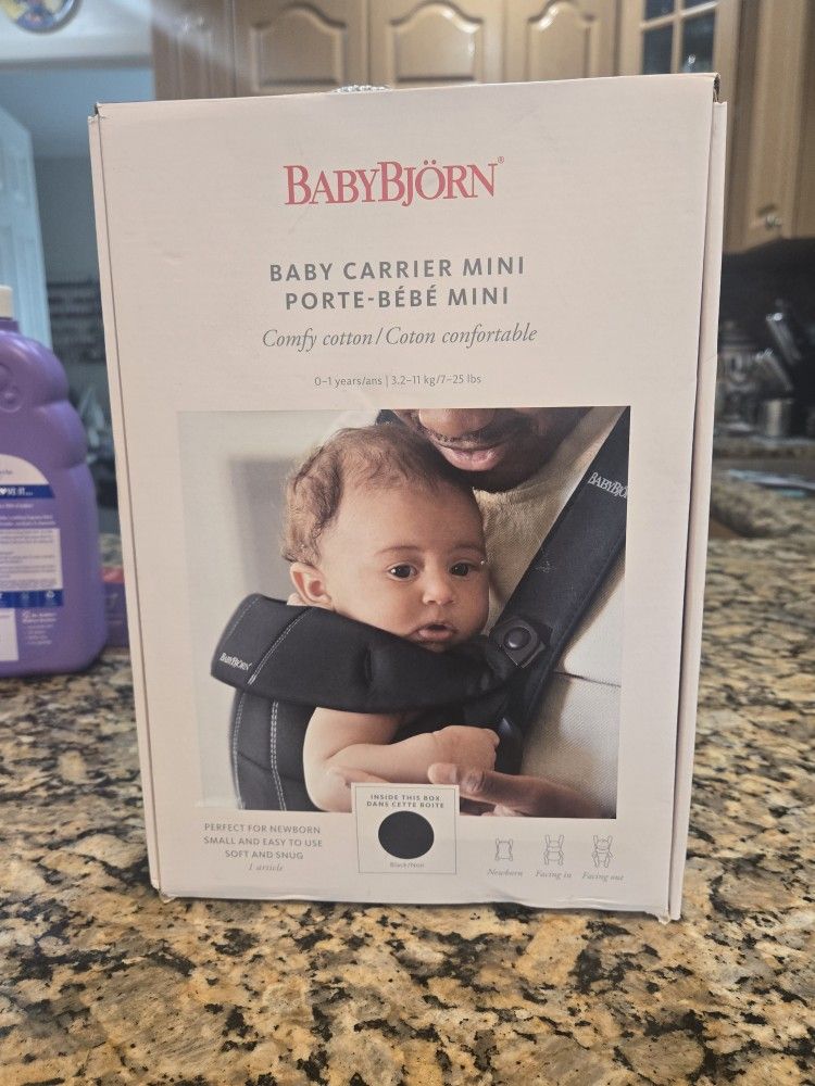 Black Baby Bjorn Baby Carrier