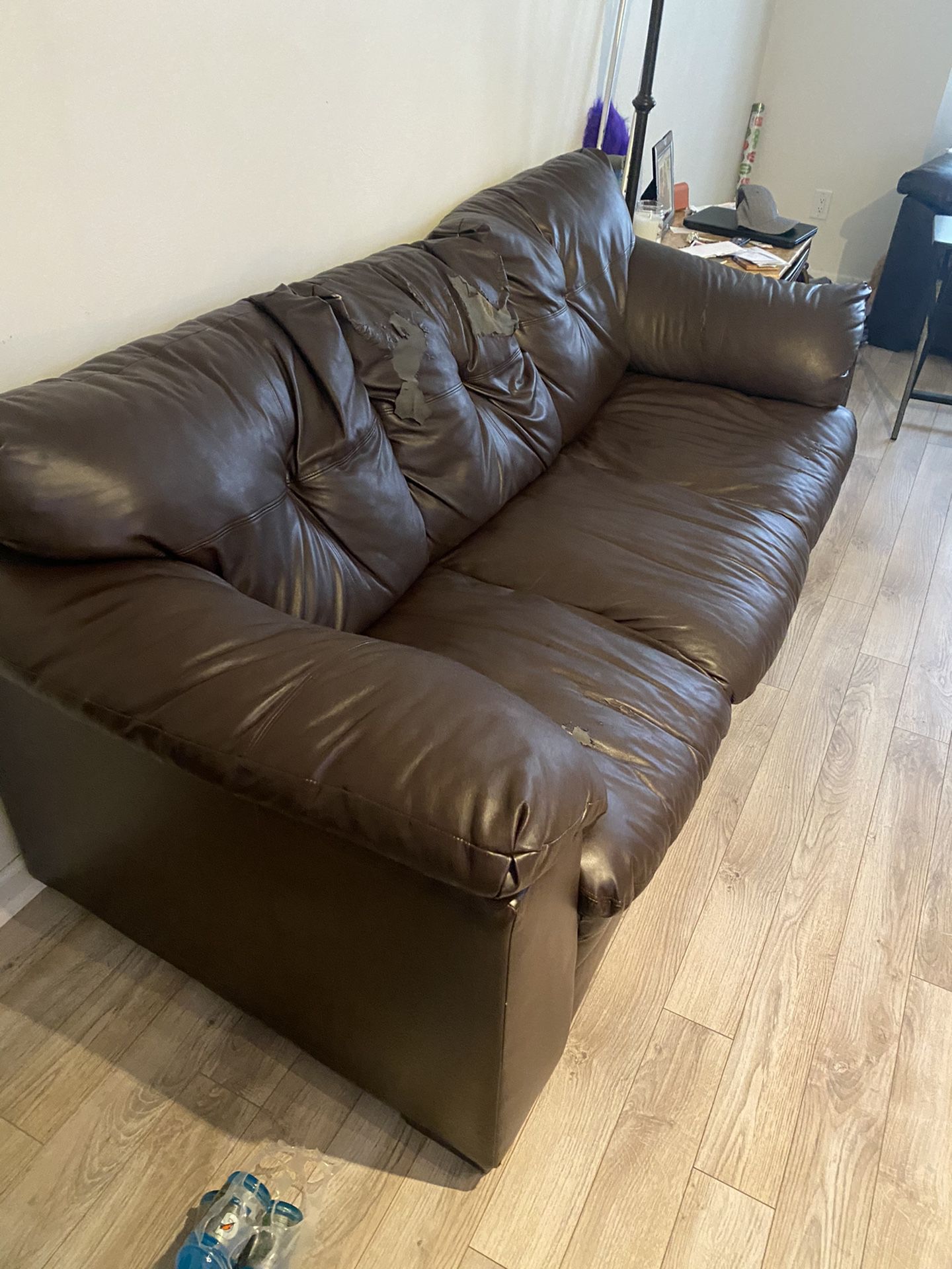 Free Couch does have some wear and tear. But free to a good home must pick up this weekend