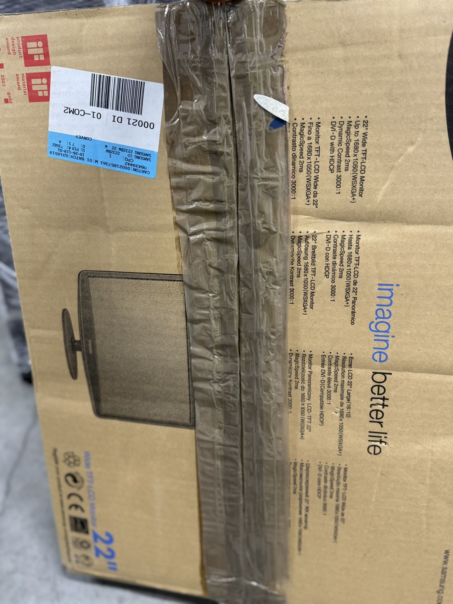 Samsung 22” TFT-LCD Monitor