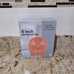 House To Home 6 Inch Personal Fan