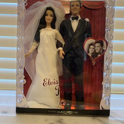 Elvis & Priscilla Mattel Barbie Set 2008, Pink Label #L9632, Mint Condition, Original Box Never Opened