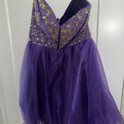 Strapless Homecoming Dress