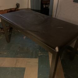 Steel Table W/Drawer