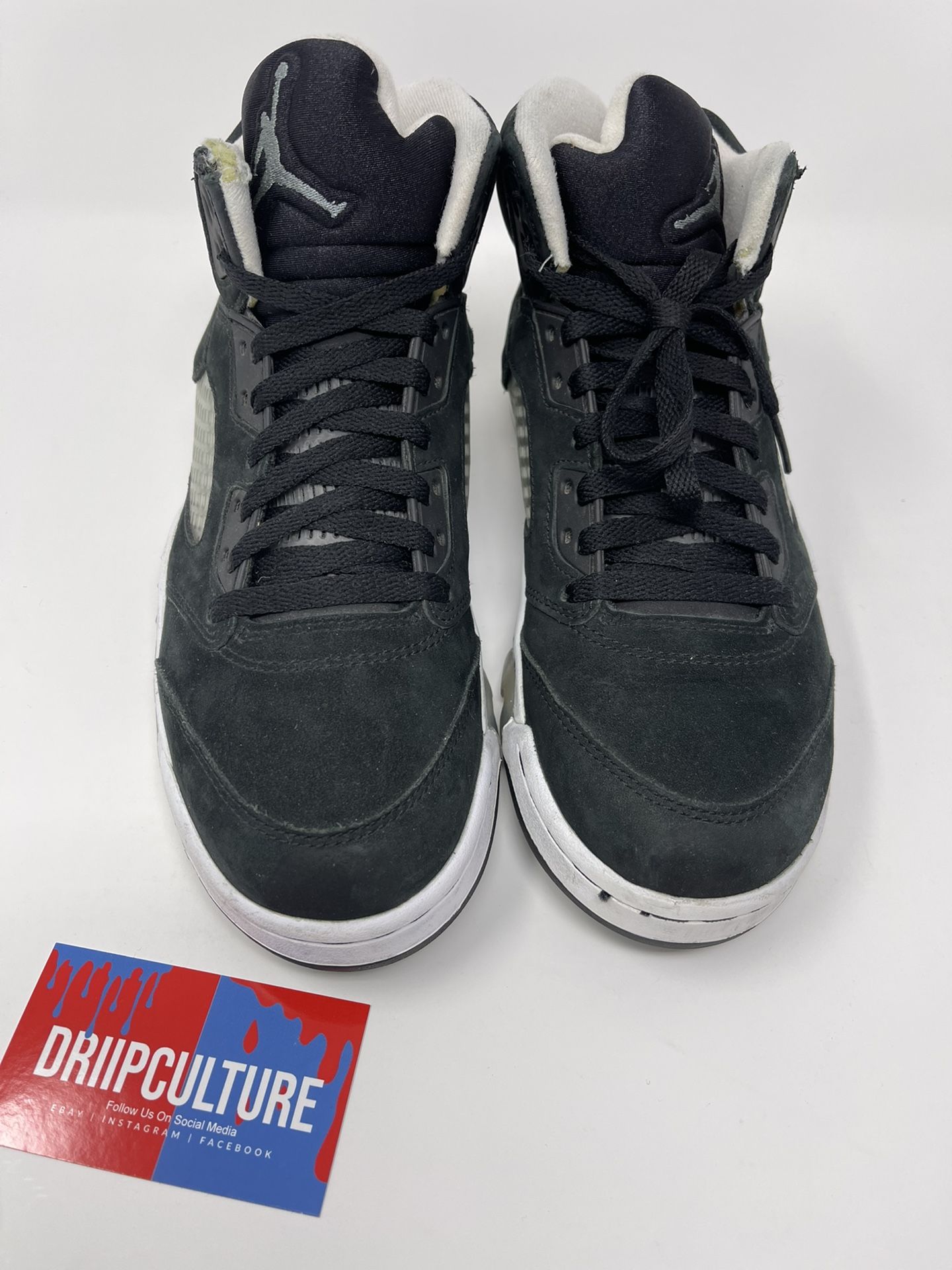 Nike Air Jordan 5 V 2013 Oreo Black/Cool Grey US Men Size 8 136027-035