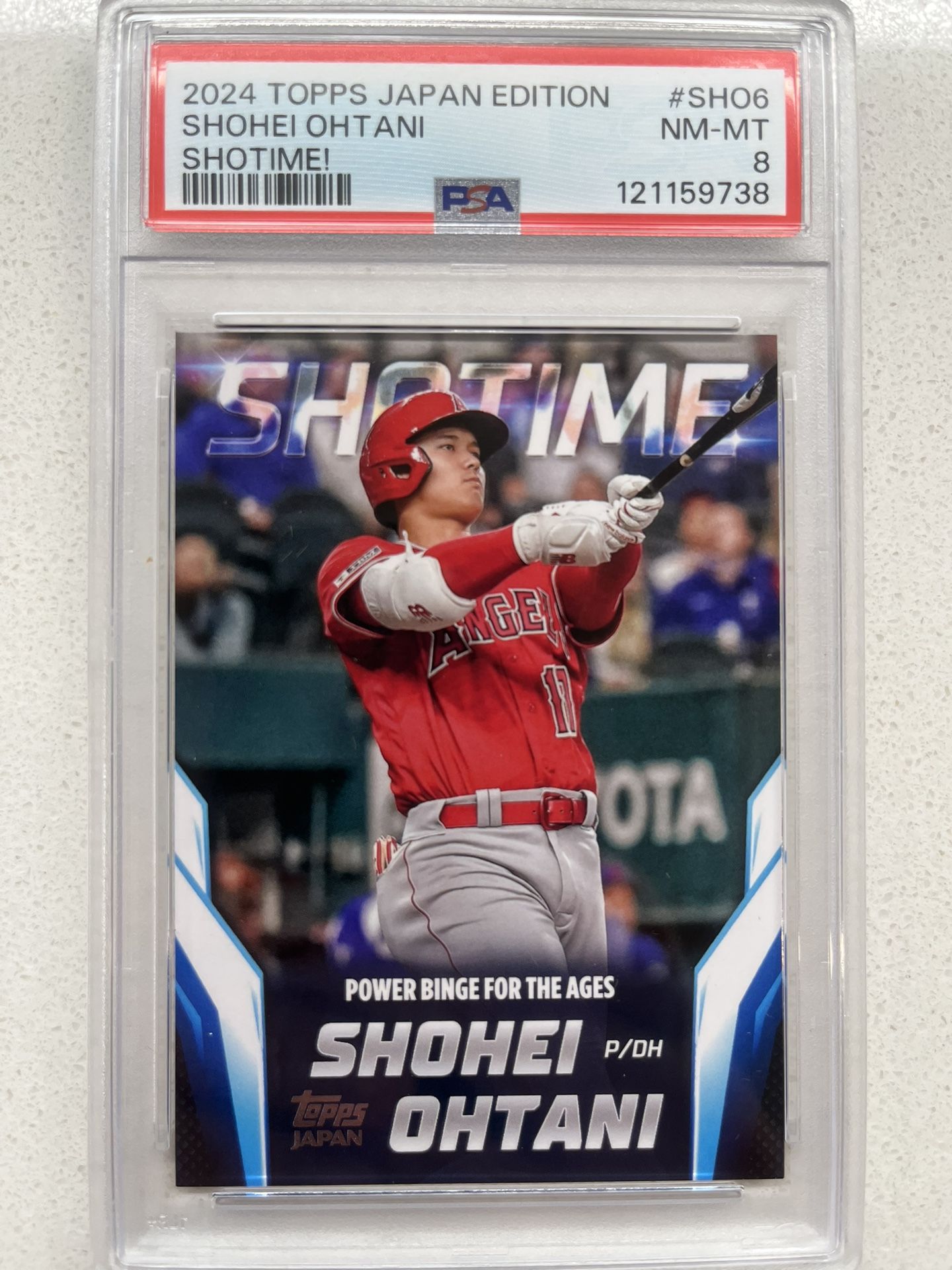 Shohei Ohtani TOPPS Japan Baseball Card