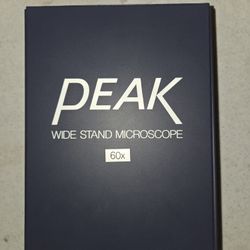 PEAK Widestand  Microscope- 60x