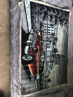 Authentic Cuban Art 57 Chevy
