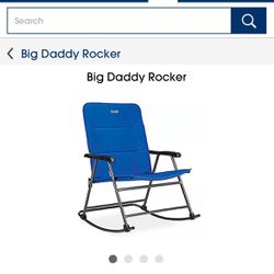 Oversize Foldable Rocking Chair 