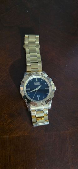 Badgley Mischka New York Men's Gold-Tone Watch – Working Battery – Excellent Condition -$35 OBO