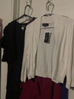 Dresses, sweaters, and vests