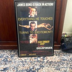 James Bond Goldfinger  Framed Poster 
