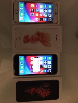 2 Apple iPhone 6s 16gig Unlocked