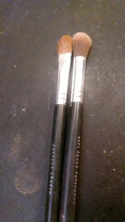 2 is Bare Escentuals makeup brushes