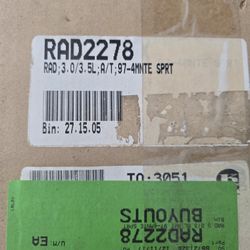 Radiator 1098 Toyota Corolla 