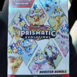 Pokémon scarlet and Violet prismatic evolutions booster bundle