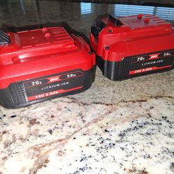 20 Road Or 24 Volt Lithium Batteries New $25 Set Of Two No Charger