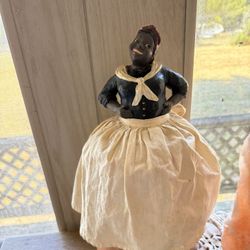 Rare Antique 1930’s Aunt Jemima Antebellum Tea Cover Doll