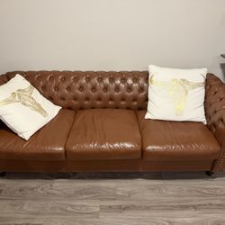 Leather Couch 
