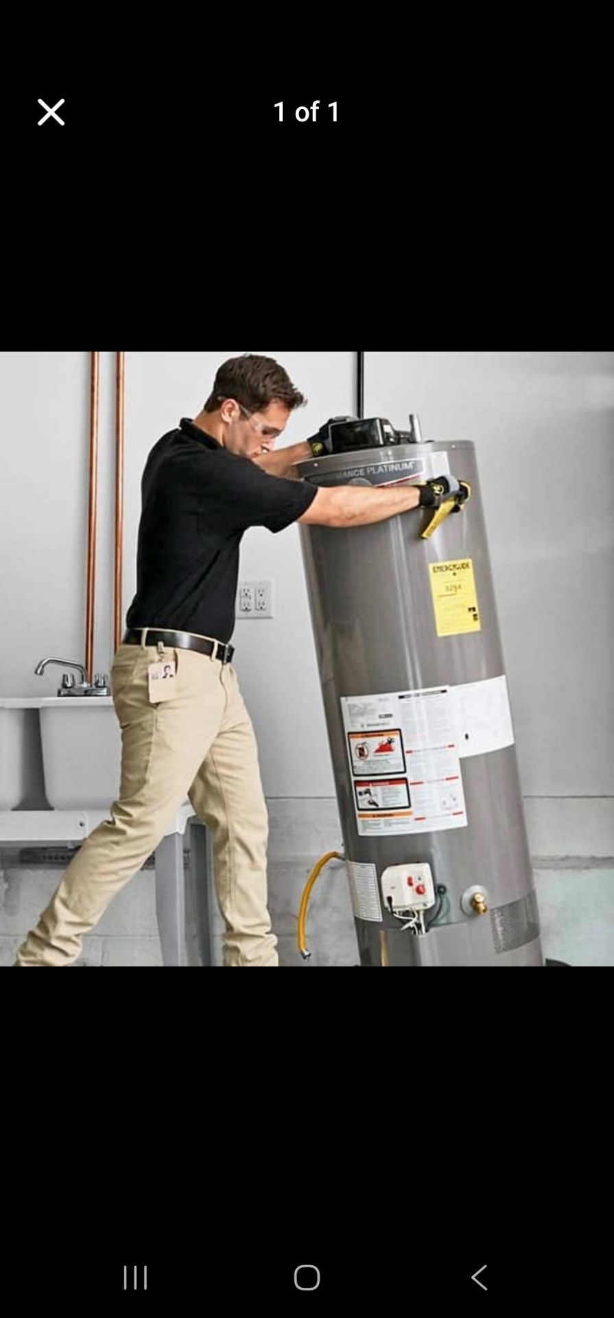 New Water heaters Free Installation