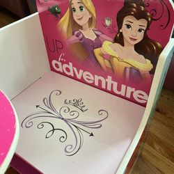 Delta Children Chair Desk Without Storage Bin, Disney Princess