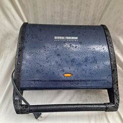George Foreman Electric Grill Blue