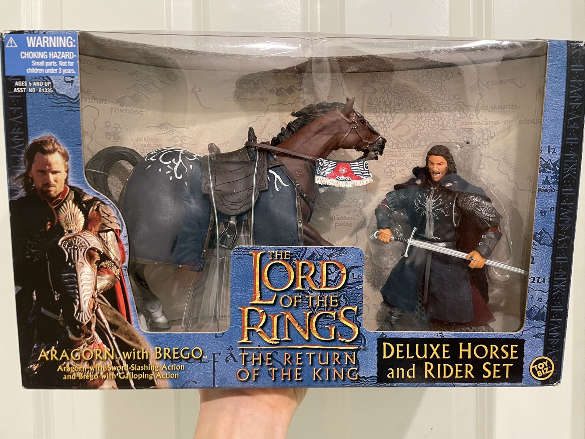 Lord Of The Rings Action Figure Delux Playset VTG 2003