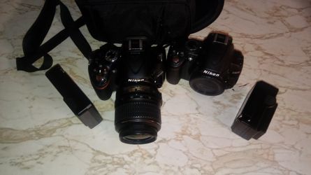 Nikon D5200 AND D3000