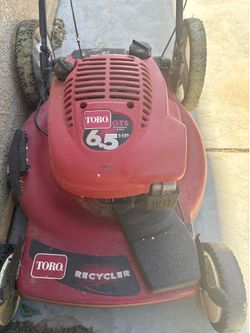 Toro 6.5hp mulching mower & Hyper Tough weed trimmer
