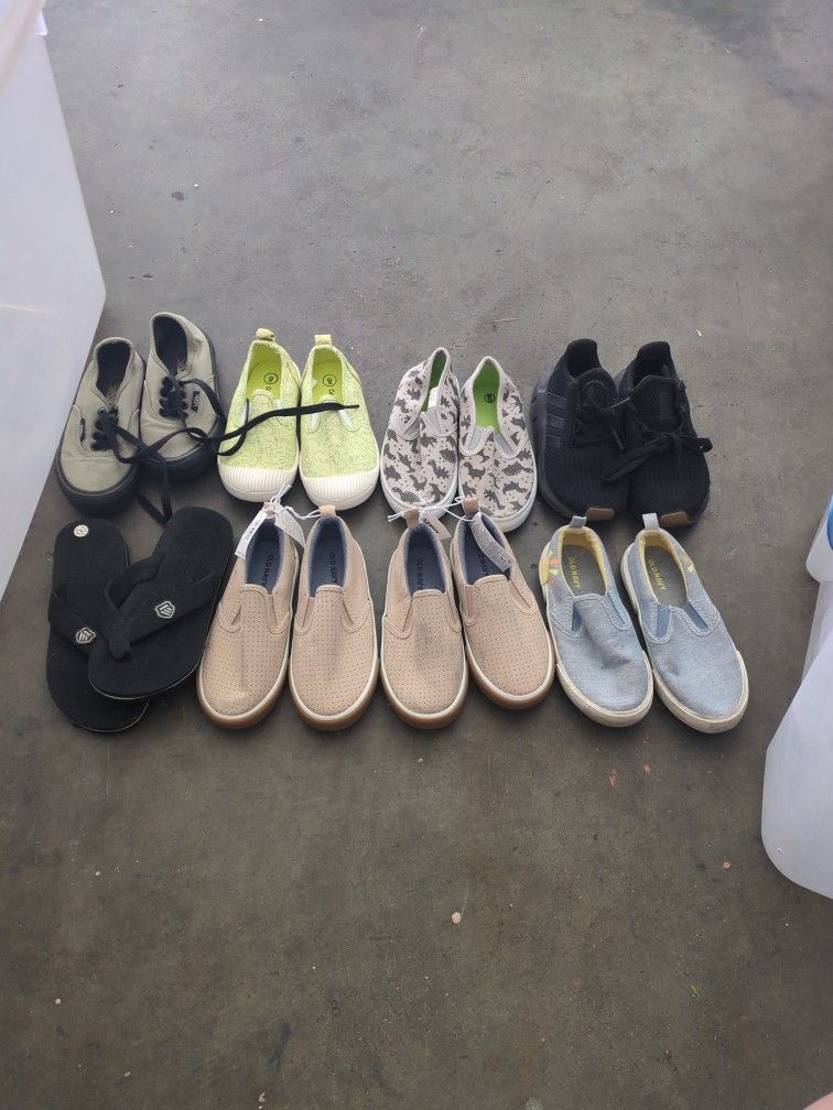 Boys 8-10 Toddler Shoe Lot All $10