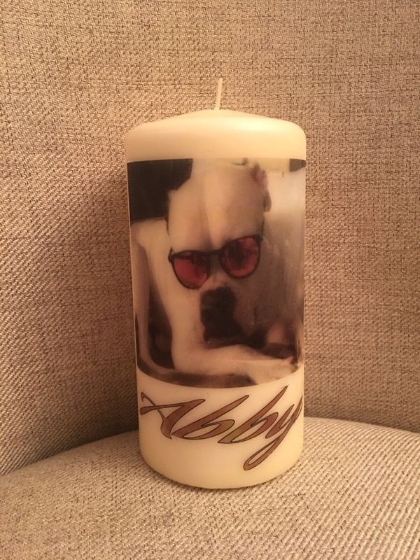 Personalized Custom Handmade pet Candl