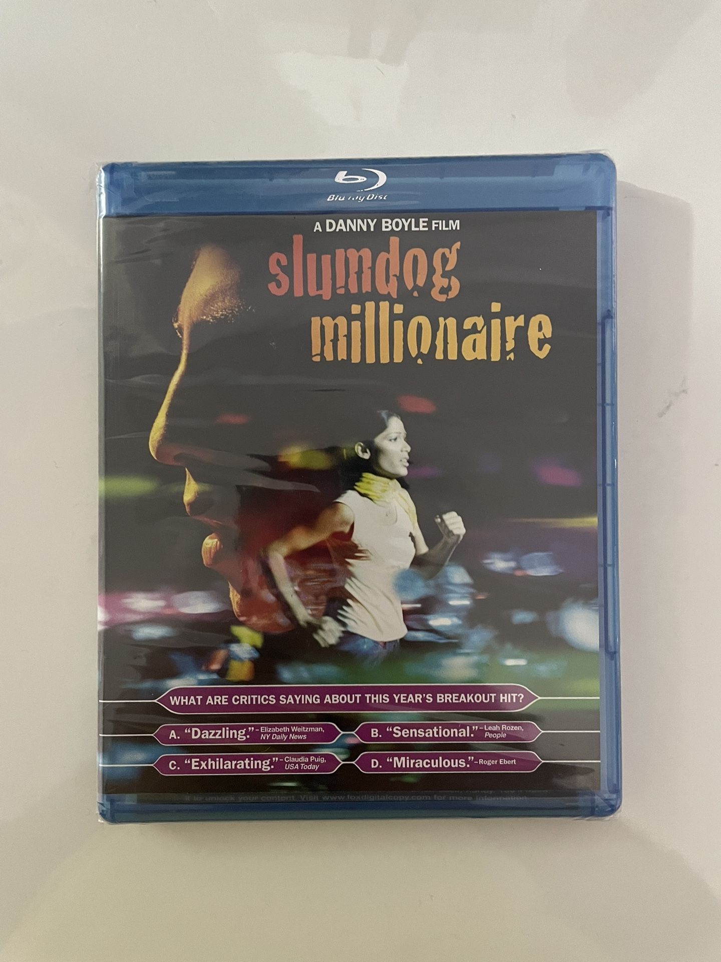 Slumdog Millionaire Blu Ray Sealed Brand New
