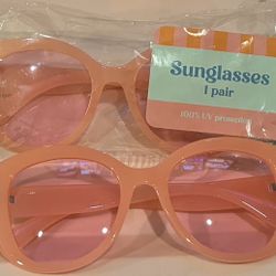 Coach, Pink, Green, Green-Blue Sunglasses And Lot Of Earrings