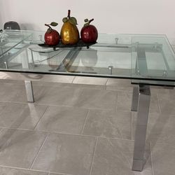 Glass Modern Dining Table