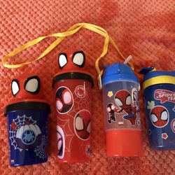 Spider-Man toddler cup lot of 4