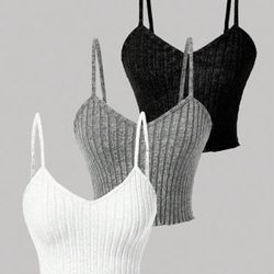 SEXY Rib- Knit Cami Crop Top *NEW*