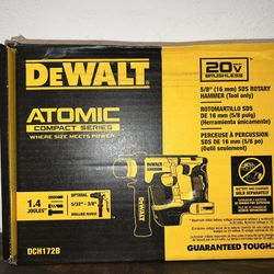 ATOMIC 20V MAX Cordless Brushless Ultra-Compact 5/8 in. SDS Plus Hammer Drill ‼️Tool Only‼️NO BATTERY - NO CHARGER