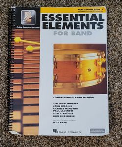 Essential Elements Percussion Book 1
