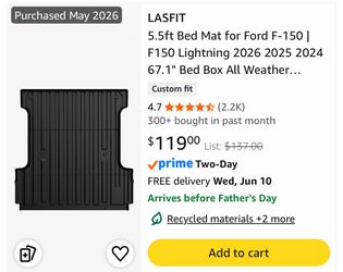 Lasfit F150 5.5ft Bedliner