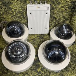 12 Hikvision HD Cameras, 3 Axis Encoders