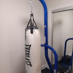 Everlast Heavy Punching Bag + Stand