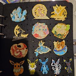 Eeveelution Elements Pin