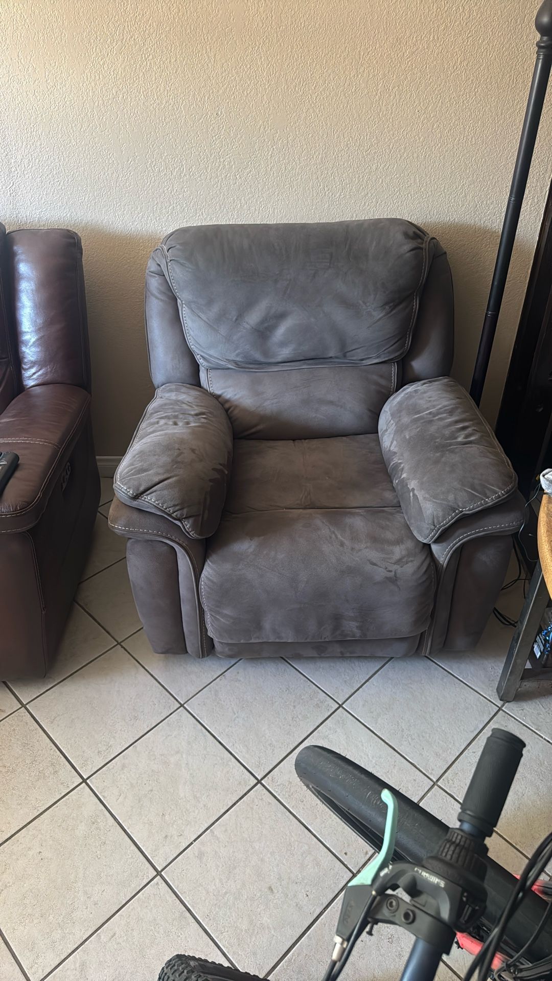 Grey Recliner