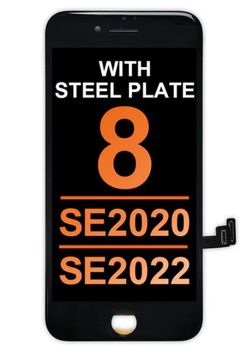 iPhone 8 / SE (2020) / SE (2022) LCD SCREENwith steel plate