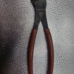 Snap On Tool USA 208CP Battery Bolt Pliers Side Mount Angle Nose Offset Jaw Used